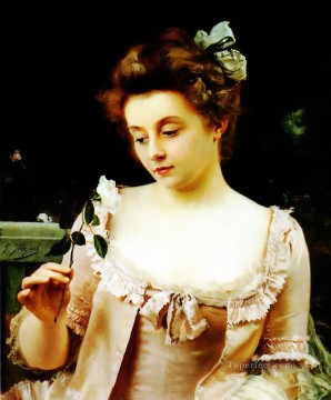 稀有な美女のポートレート ギュスターヴ・ジャン・ジャケ Oil Paintings